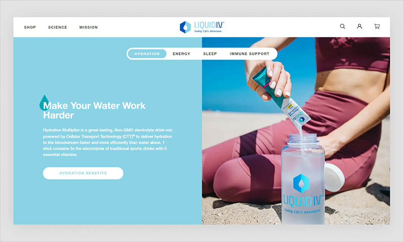 مثال على موقع Shopify 4