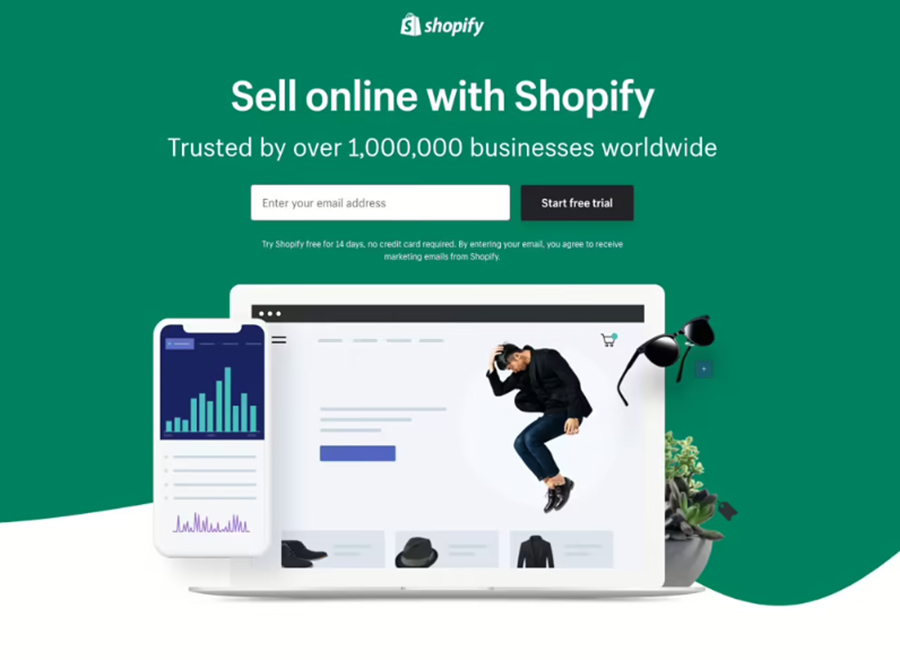 فتح متجر على Shopify